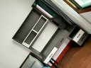 喆逢书桌书柜组合书架一体电脑桌台式轻奢现代简约书房卧室办公学习桌 灰色书桌+右边柜子 总长140cm 实拍图