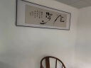 俏绘办公室挂画天道酬勤字画定制牌匾书房装饰画茶室背景墙画书法壁画 舍得 150x50cm(适合1.8米沙发)晶瓷 默认黑色边框 晒单实拍图