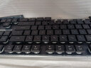 前行者机械手感键盘鼠标套装静音超薄巧克力键背光游戏电竞台式电脑笔记本外接有线商务防水办公打字 金属黑白光三件套【静音升级版+静音鼠标+耳机】 实拍图