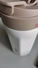 苏泊尔保温杯咖啡杯男女士便携水杯高颜值吸管杯车载随行保温杯子 柠檬黄450ml双层陶瓷覆层内胆 实拍图