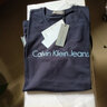 Calvin Klein Jeans夏季男女情侣中性年轻ck多色印花透气修身短袖T恤J320931 CHW-深邃蓝 XL （推荐160-175斤） 实拍图