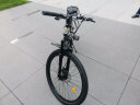 凤凰（Phoenix）山地自行车成人双层铝合金车圈辐条轮26英寸24速 探界者 黑白色 实拍图
