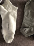 全棉时代男女袜子情侣5A抗菌中长短筒船袜4双装 墨黑+石灰+霜灰+绒白 晒单实拍图