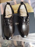 金利来（Goldlion）男鞋秋冬季商务正装鞋皮鞋男百搭德比鞋结婚鞋西装鞋男士皮鞋 黑色 37 实拍图