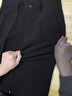 凡迪时尚（FANDISS）西裤男春夏款男士垂感直筒休闲裤韩版长裤九分小西装裤直筒裤子 黑色九分裤 31 建议120-130斤内 实拍图