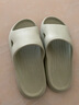 足康乐情侣家用凉拖鞋男士夏天室内居家浴室洗澡防滑软底防臭拖鞋女 灰色 40-41 适合39-40码穿 实拍图