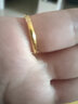 佐卡伊黄金戒指女足金兔耳朵兔子金戒指可爱送女友情人节礼物 实拍图