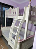 优想上下床双层高低床儿童床女孩床公主床美式两层床实木上下铺子母床 上下床+书架+爬梯+三抽拖床 1500mm*1930mm 实拍图