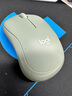 罗技（Logitech） M221 无线鼠标 静音鼠标 办公鼠标 即插即用微型接收器稳定流畅光学追踪 M221绿色 实拍图