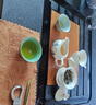 穗驰家具简约现代功夫茶几天然火烧石一体泡茶桌带电磁炉茶具办公茶台茶桌 1米G款火烧石+全自动茶炉+抽屉 实拍图