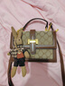 VQGT小众七夕女包新款生日礼物女士单肩包百搭妈妈小方包通勤斜挎包包 bv纹（可代写贺卡） 实拍图