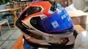 睿觅（RYMIC）摩托车头盔全盔3C认证专业机车骑行头盔跑盔四季男女977蓝灰飞刃M 实拍图
