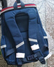 稻草人儿童书包小学生男女孩儿双肩包儿童1-3-6年级轻便背负大容量背包 J款藏青配红色 实拍图