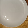 斯凯绨（Sky Top）陶瓷盘子骨瓷西餐盘大号牛排盘饺子盘家用酒店纯白10英寸月光形 实拍图