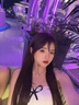 OVOLOOK美瞳日抛10片小直径蓝黑棕色自然日常2025一次性隐形眼镜网红学生 蓝精灵球14.5【日抛10片】 0度 实拍图