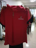 2024夏季新款翻领polo衫短袖T恤修身洋气气质显瘦男女同款上衣 169红色 3XL 实拍图