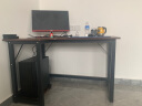 蔓斯菲尔 转角电脑桌电竞桌台式家用转角书桌书架组合办公桌写字台 单桌北美黑胡桃色左款120x80 L型宽大桌面 实拍图
