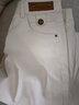 黛姿茹纯棉烟管休闲裤女秋季2025新款高腰百搭女士裤子女小个子哈伦裤 米白色 M (27) 推荐95-105斤 实拍图