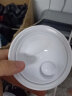 摇摇杯蛋白粉健身运动水杯塑料杯子大容量凉水杯带刻度搅拌球 三层450mL 白色 实拍图