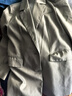 德玛纳【奢感显瘦】春秋西装领宽松长袖TR开衩西服外套女短款 淡绿 L  实拍图