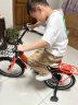 凤凰（Phoenix）儿童自行车宝宝脚踏车儿童折叠自行车3-8岁童车  陆寻  灰色18寸 实拍图