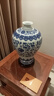 傲世景德镇陶瓷器青花瓷花瓶工艺品客厅摆件玄关办公室博古架装饰品 大号青花缠枝莲梅瓶+底座+证书 实拍图