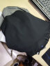 BINYUXD【高品质三件】莫代尔棉冰丝t恤男士短袖夏季纯色打底体恤衫速干T 1.白+黑+铁灰 2XL (建议130-145斤 ) 实拍图