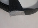 莎拉.帕加诺皮带男真皮不带头情人节3.5cm 无头头层纯牛皮条商务无扣腰带 黑色骨皮纹3.5cm宽 120cm长 实拍图