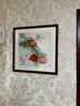 紫腾随轩白菜装饰画餐厅挂画新中式客厅沙发背景墙画饭厅墙面壁画 金玉满堂 50*50cm红木色实木框 实拍图