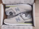 新百伦男鞋官方秋冬季运动鞋子女鞋休闲情侣N字574阿甘复古登山慢跑步鞋 574米白 37 实拍图