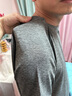 艾伦伯顿（Alen Botun）运动套装男健身服速干冰丝休闲短袖夏季薄款t恤训练篮球跑步服 暗黑套装+灰黑套装 L(130-145)斤 实拍图