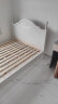 百冠环球美式实木床1.8米双人床主卧室床白色现代简约韩式公主床单人床 单床 框架结构1500mm*2000mm 实拍图