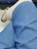 南极人牛仔短裤男休闲中裤新款七分牛仔裤直筒宽松中年裤夏季薄款大裤衩 9850蓝色 34(二尺七腰围) 实拍图