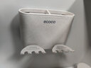 ecoco意可可（ecoco） 吸盘牙刷架套装卫生间置物架吸壁式浴室牙刷杯漱口杯 小麦情侣双杯+挤牙膏器 实拍图