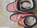 Skechers斯凯奇儿童绒绒靴雪地靴保暖男童棉鞋防寒加绒高帮女童靴660092L 女童/粉红色/灰色/PKGY 28.5 实拍图