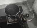 九阳（Joyoung）奶锅宝宝辅食锅婴儿不粘煮泡面热煮奶迷你小电磁炉燃气煤气灶平底 TLB1661D黑（16cm） 16cm 实拍图