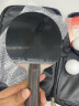 尤迪曼乒乓球拍双面反胶单拍 升级版红黑碳王红海绵-横拍 实拍图