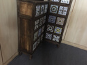 豪迪尼 美式实木收纳柜创意复古斗柜彩绘做旧仿古家具欧式地中海田园美式乡村风格实木斗柜子装饰柜 A款【12宫格】竖款 实拍图