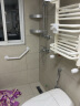 墨斐琳（Morphling）浴室安全扶手 不锈钢浴缸卫生间马桶厕所防滑拉手无障碍把手 304加强型-135°白色30*30cm 实拍图