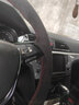 奥迈尔 适用于大众探岳方向盘套真皮手缝途观L凌渡速腾朗逸途岳途昂探歌途锐帕萨特迈腾高尔夫R-Line NAPPA+翻毛+德国旗三色标 实拍图