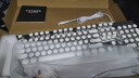 前行者（EWEADN）TK100蒸汽朋克机械键盘鼠标套装电竞游戏电脑笔记本办公复古键鼠耳机外设吃鸡 白色白光青轴 实拍图