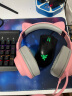 漫步者（EDIFIER）G2专业版头戴式电脑游戏耳机电竞游戏吃鸡耳麦USB7.1声道线控环绕有线 G2猫耳版USB7.1-粉色+支架 实拍图