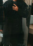 深海骏马长款风衣男冬季加厚呢大衣韩版宽松毛呢外套青年潮流时尚过膝大衣 双排扣黑色（加棉） XL 实拍图