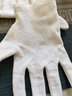 蓝莲之季文玩纳米纯棉万毛手套加厚白麂皮袋包浆通用把玩星月盘珠佛珠抛光 纯棉手套【特厚款3双】 实拍图
