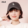 MLB男女情侣帽子 时尚小标软顶鸭舌帽CP77系列棒球帽运动休闲遮阳帽 洛杉矶道奇队/炭灰色 F 实拍图