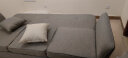 源氏木语布艺沙发床简易客厅两用多功能折叠床北欧小户型三人沙发 亚麻灰 晒单实拍图