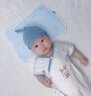 evebaby婴儿枕头新生儿云片枕0-1-3岁宝宝枕巾6个月以上幼儿一岁儿童枕头 喵喵枕 蓝 (0-1岁 高0.5cm ) 晒单实拍图