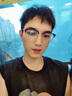 卡珀尼半框眼镜近视男防蓝光眼镜超轻眼睛框钛架理工男可配有度数眉线框 黑银框【王不染同款】 配1.56高清晶钻防蓝光(400度内) 实拍图