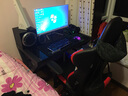 元优钢化玻璃电脑桌台式家用单人游戏电脑桌椅网咖桌子多人位简单书桌 升级款全黑 长100*宽60*高75 实拍图