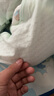 婧麒婴儿衣服夏季薄款新生宝宝提花连体衣纯棉空调服爬服夏装单件 小鲸鱼绿 90cm 实拍图